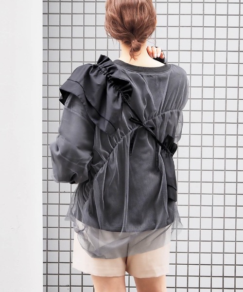 tiptop（ティップトップ）の「【選べる2タイプ】フリル付け衿ベルト（付け襟・レディース・オフホワイト/ブラック/ホワイト系その他/ブラック系その他・FREE）」の21枚目の写真