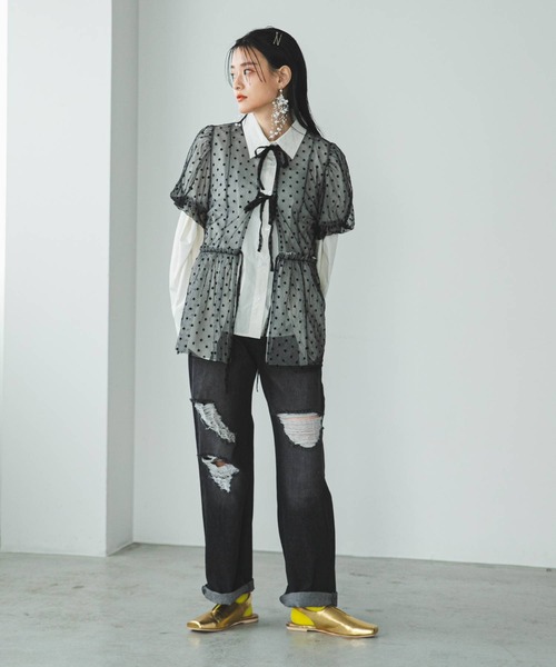 bohmal（ボマール）の「Ｖカットスクエアトゥフラットパンプス（パンプス・レディース・ゴールド/シルバー/ブラック・23.5cm/23.0cm/24.5cm/24.0cm）」の13枚目の写真