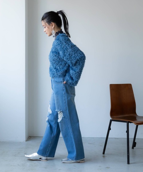 bohmal（ボマール）の「Ｖカットスクエアトゥフラットパンプス（パンプス・レディース・ゴールド/シルバー/ブラック・23.5cm/23.0cm/24.5cm/24.0cm）」の21枚目の写真