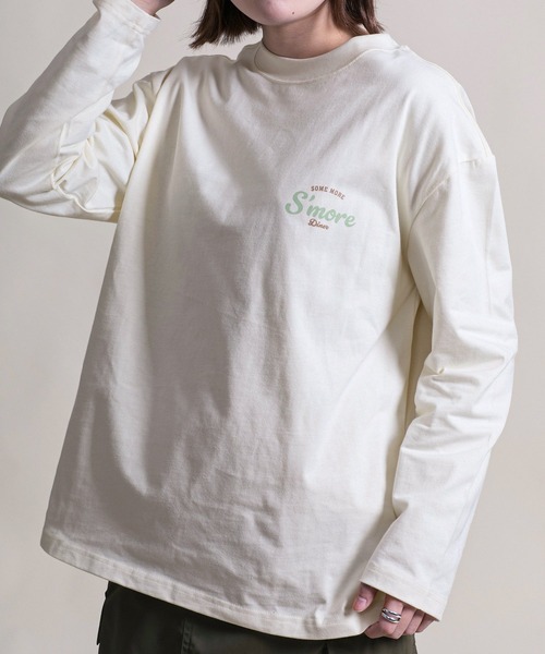 S'more(スモア)の「s'more diner long sleeve T-shirt ( スモアダイナーロングスリーブTシャツ )(Tシャツ/カットソー・レディース・ブラウン/ベージュ/ホワイト・X-LARGE/LARGE/MEDIUM/SMALL)」の8枚目の写真