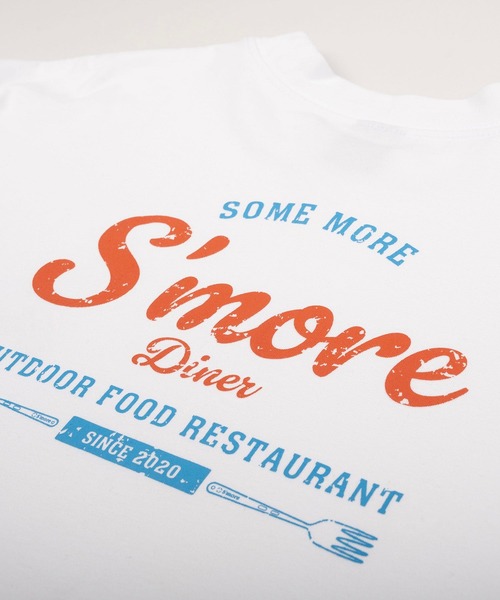 S'more(スモア)の「s'more diner long sleeve T-shirt ( スモアダイナーロングスリーブTシャツ )(Tシャツ/カットソー・レディース・ブラウン/ベージュ/ホワイト・X-LARGE/LARGE/MEDIUM/SMALL)」の9枚目の写真