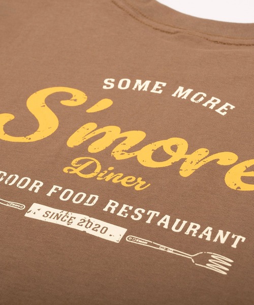 S'more(スモア)の「s'more diner long sleeve T-shirt ( スモアダイナーロングスリーブTシャツ )(Tシャツ/カットソー・レディース・ブラウン/ベージュ/ホワイト・X-LARGE/LARGE/MEDIUM/SMALL)」の17枚目の写真