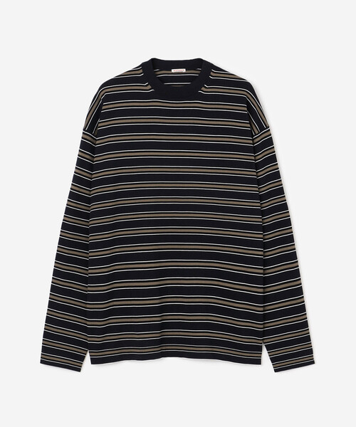 Bshop（ビショップ）の「RYE TENDER | 〈別注〉クルーネックニット MEN（ニット/セーター・メンズ・ブルー系その他5/ブルー系その他/ブラウン/ホワイト・3/2）」の4枚目の写真