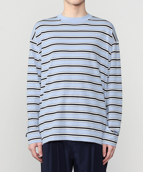 Bshop（ビショップ）の「RYE TENDER | 〈別注〉クルーネックニット MEN（ニット/セーター・メンズ・ブルー系その他5/ブルー系その他/ブラウン/ホワイト・3/2）」の6枚目の写真