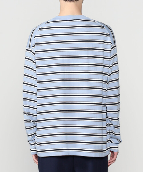 Bshop（ビショップ）の「RYE TENDER | 〈別注〉クルーネックニット MEN（ニット/セーター・メンズ・ブルー系その他5/ブルー系その他/ブラウン/ホワイト・3/2）」の7枚目の写真