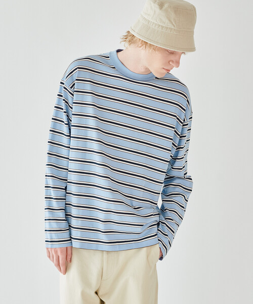 Bshop（ビショップ）の「RYE TENDER | 〈別注〉クルーネックニット MEN（ニット/セーター・メンズ・ブルー系その他5/ブルー系その他/ブラウン/ホワイト・3/2）」の16枚目の写真