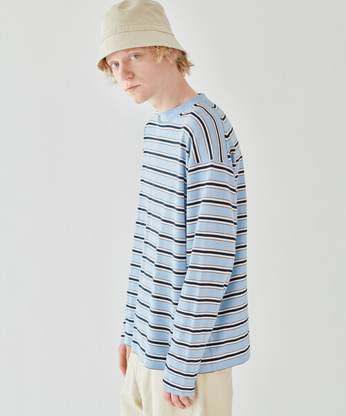 Bshop（ビショップ）の「RYE TENDER | 〈別注〉クルーネックニット MEN（ニット/セーター・メンズ・ブルー系その他5/ブルー系その他/ブラウン/ホワイト・3/2）」の17枚目の写真