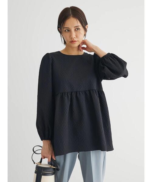 ELENCARE DUE（エレンカーレデュエ）の「・ELENCARE　DUE　フクレジャカードブラウス（シャツ/ブラウス・レディース・グレイッシュベージュ/アイボリー/ブラック/サックスブルー・FREE）」の21枚目の写真