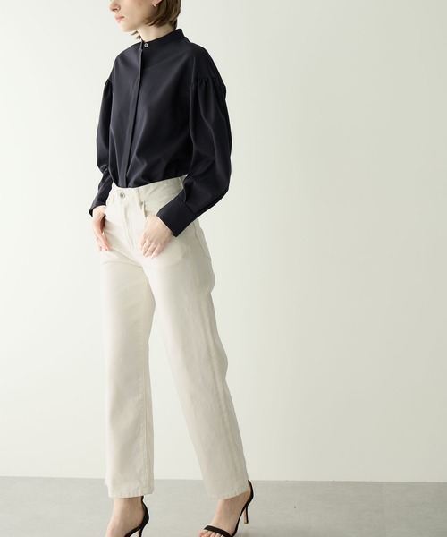 N.O.R.C（ノーク）の「ワイドストレートデニムパンツ（デニムパンツ・レディース・オフホワイト/ブルー・38/36）」の21枚目の写真