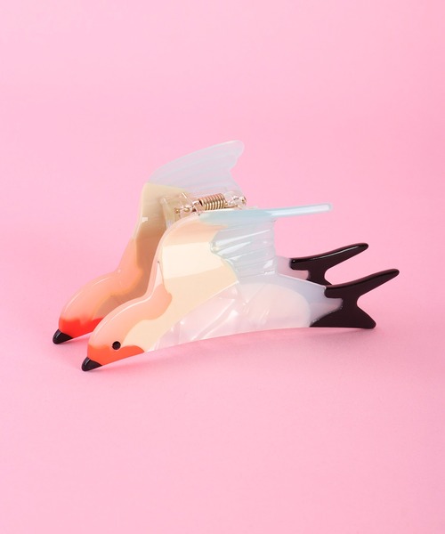 WESTSEA（ウエストシー）の「アニマルモチーフ　ヘアクリップ（バレッタ/ヘアクリップ・レディース・ベージュ/イエロー/ブラウン/ホワイト/ベージュ系その他/ブラック×ホワイト/ライトブルー/ブラック/イエロー系その他/ホワイト×ブラック・FREE）」の6枚目の写真