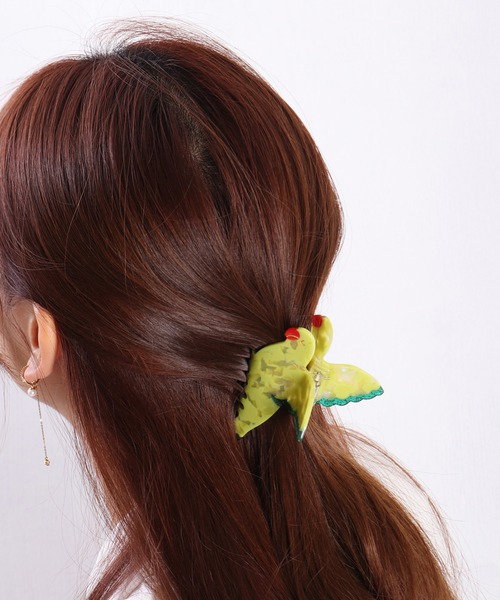 WESTSEA（ウエストシー）の「アニマルモチーフ　ヘアクリップ（バレッタ/ヘアクリップ・レディース・ベージュ/イエロー/ブラウン/ホワイト/ベージュ系その他/ブラック×ホワイト/ライトブルー/ブラック/イエロー系その他/ホワイト×ブラック・FREE）」の15枚目の写真