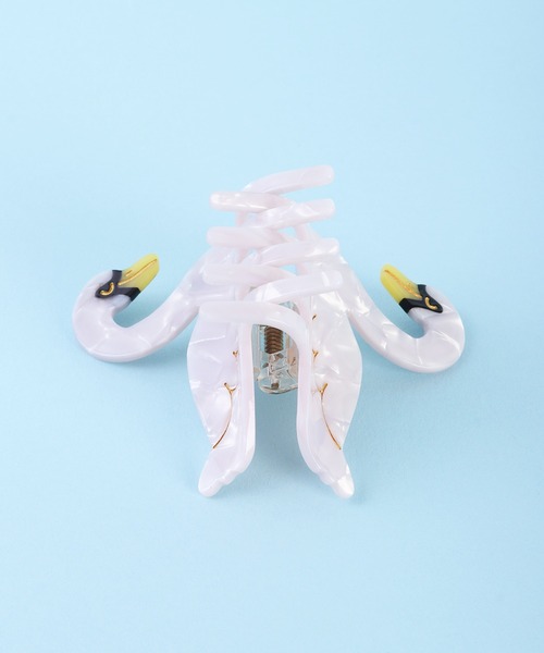 WESTSEA（ウエストシー）の「アニマルモチーフ　ヘアクリップ（バレッタ/ヘアクリップ・レディース・ベージュ/イエロー/ブラウン/ホワイト/ベージュ系その他/ブラック×ホワイト/ライトブルー/ブラック/イエロー系その他/ホワイト×ブラック・FREE）」の20枚目の写真