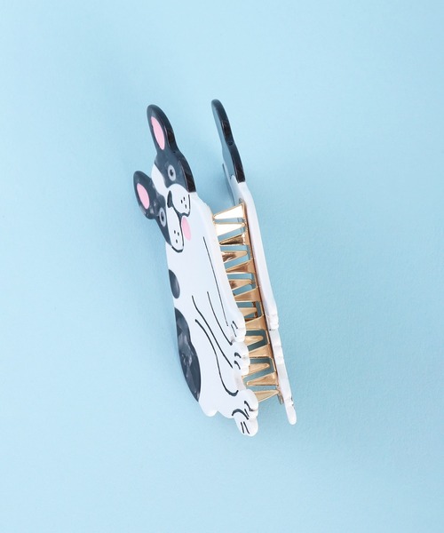 WESTSEA（ウエストシー）の「アニマルモチーフ　ヘアクリップ（バレッタ/ヘアクリップ・レディース・ベージュ/イエロー/ブラウン/ホワイト/ベージュ系その他/ブラック×ホワイト/ライトブルー/ブラック/イエロー系その他/ホワイト×ブラック・FREE）」の22枚目の写真