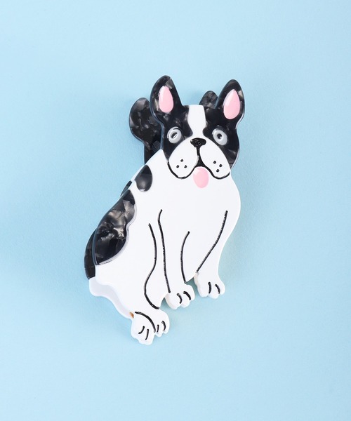 WESTSEA（ウエストシー）の「アニマルモチーフ　ヘアクリップ（バレッタ/ヘアクリップ・レディース・ベージュ/イエロー/ブラウン/ホワイト/ベージュ系その他/ブラック×ホワイト/ライトブルー/ブラック/イエロー系その他/ホワイト×ブラック・FREE）」の21枚目の写真