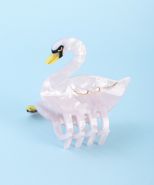 WESTSEA（ウエストシー）の「アニマルモチーフ　ヘアクリップ（バレッタ/ヘアクリップ・レディース・ベージュ/イエロー/ブラウン/ホワイト/ベージュ系その他/ブラック×ホワイト/ライトブルー/ブラック/イエロー系その他/ホワイト×ブラック・FREE）」の19枚目の写真