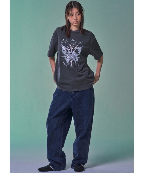 【セール】A'GEM/9 × .kom 『NASTY FANCY CLUB/ナスティーファンシークラブ』 NEBULA FOG TEE/ネビュラ Tシャツ（Tシャツ/カットソー）｜NASTY FANCY CLUB（ナスティーファンシークラブ）