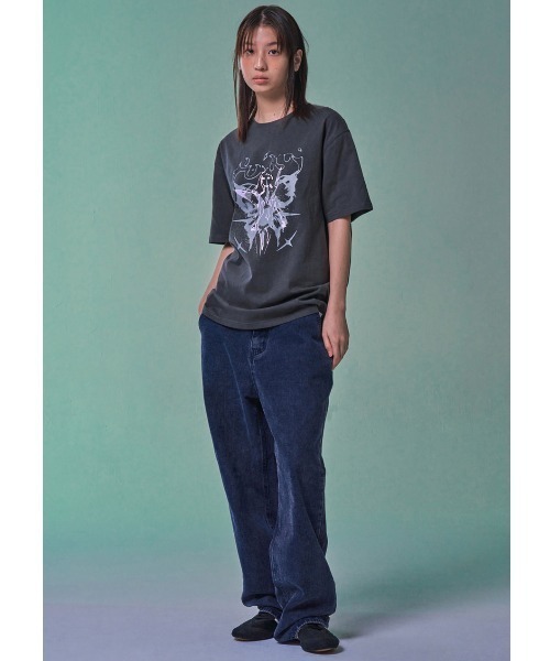 【セール】A'GEM/9 × .kom 『NASTY FANCY CLUB/ナスティーファンシークラブ』 NEBULA FOG TEE/ネビュラ Tシャツ（Tシャツ/カットソー）｜NASTY FANCY CLUB（ナスティーファンシークラブ）