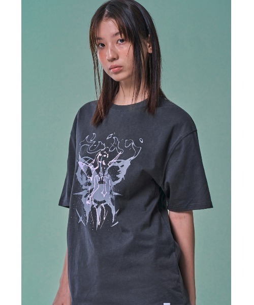 【セール】A'GEM/9 × .kom 『NASTY FANCY CLUB/ナスティーファンシークラブ』 NEBULA FOG TEE/ネビュラ Tシャツ（Tシャツ/カットソー）｜NASTY FANCY CLUB（ナスティーファンシークラブ）