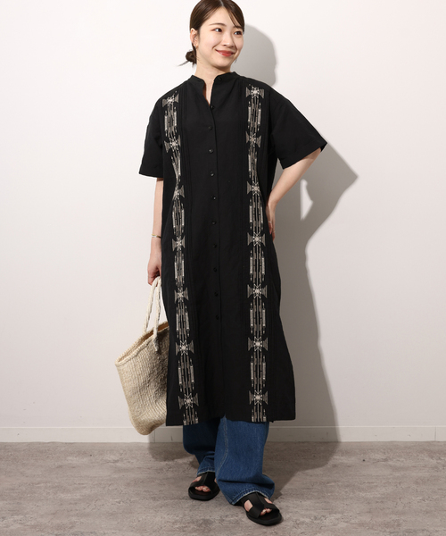 PENDLETON relume別注 チェック シャツ マキシ ワンピース F 楽天市場