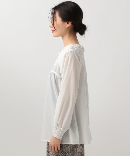 BAYFLOW(ベイフロー)の「オフショルブラウス(シャツ/ブラウス・レディース・グリーン/ブラック/オフホワイト・FREE)」の18枚目の写真