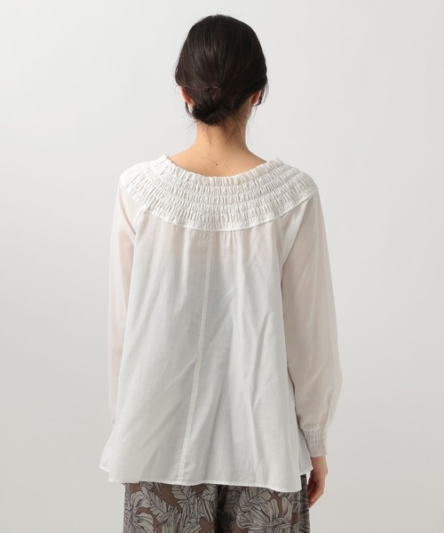 BAYFLOW(ベイフロー)の「オフショルブラウス(シャツ/ブラウス・レディース・グリーン/ブラック/オフホワイト・FREE)」の19枚目の写真