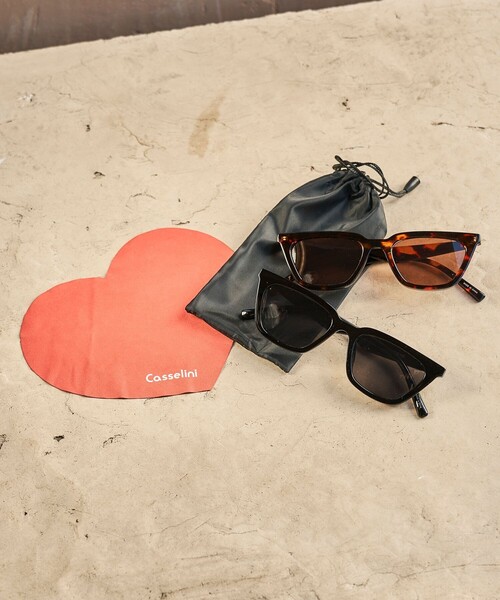 FREAK'S STORE（フリークスストア）の「Casselini/キャセリーニ ウェリントンアイウエア（サングラス・レディース・ブラウン/ブラック・ONE SIZE）」の3枚目の写真