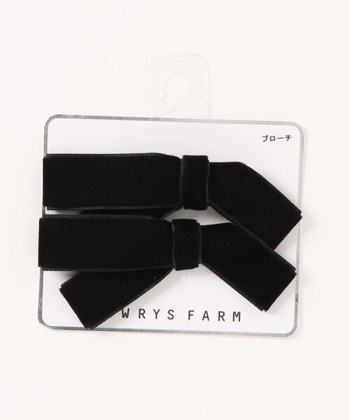 LOWRYS FARM（ローリーズファーム）の「リボンブローチ　113328（ブローチ/コサージュ・レディース・ホワイト/その他1/ブルー系その他・FREE）」の3枚目の写真