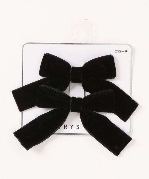 LOWRYS FARM（ローリーズファーム）の「リボンブローチ　113328（ブローチ/コサージュ・レディース・ホワイト/その他1/ブルー系その他・FREE）」の2枚目の写真