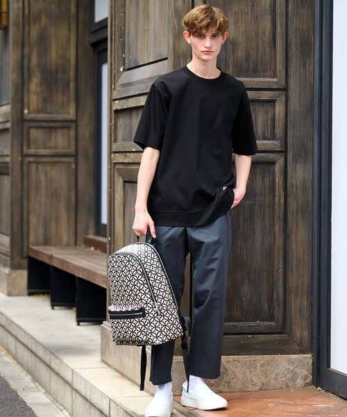 DRESSTERIOR(ドレステリア)の「◆【接触冷感/抗菌防臭/消臭】ICE CLEAR COTTON オーバーフィットTシャツ(Tシャツ/カットソー・メンズ・ホワイト/ブラック/モスグリーン/サックスブルー/ブラウン系その他/ブルー系その他・90/91/92/94)」の9枚目の写真