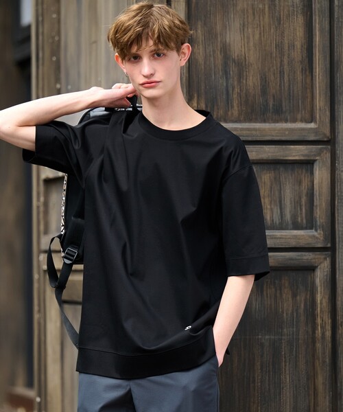 DRESSTERIOR(ドレステリア)の「◆【接触冷感/抗菌防臭/消臭】ICE CLEAR COTTON オーバーフィットTシャツ(Tシャツ/カットソー・メンズ・ホワイト/ブラック/モスグリーン/サックスブルー/ブラウン系その他/ブルー系その他・90/91/92/94)」の10枚目の写真