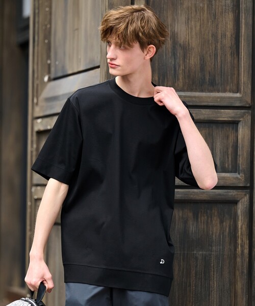 DRESSTERIOR(ドレステリア)の「◆【接触冷感/抗菌防臭/消臭】ICE CLEAR COTTON オーバーフィットTシャツ(Tシャツ/カットソー・メンズ・ホワイト/ブラック/モスグリーン/サックスブルー/ブラウン系その他/ブルー系その他・90/91/92/94)」の13枚目の写真