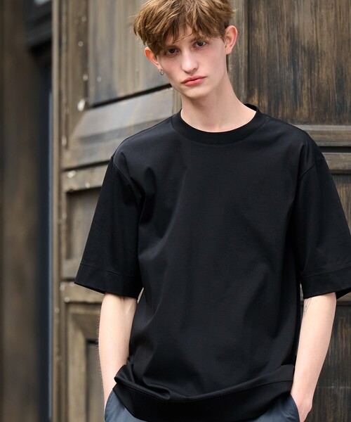 DRESSTERIOR(ドレステリア)の「◆【接触冷感/抗菌防臭/消臭】ICE CLEAR COTTON オーバーフィットTシャツ(Tシャツ/カットソー・メンズ・ホワイト/ブラック/モスグリーン/サックスブルー/ブラウン系その他/ブルー系その他・90/91/92/94)」の15枚目の写真