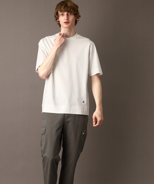 DRESSTERIOR(ドレステリア)の「◆【接触冷感/抗菌防臭/消臭】ICE CLEAR COTTON オーバーフィットTシャツ(Tシャツ/カットソー・メンズ・ホワイト/ブラック/モスグリーン/サックスブルー/ブラウン系その他/ブルー系その他・90/91/92/94)」の18枚目の写真