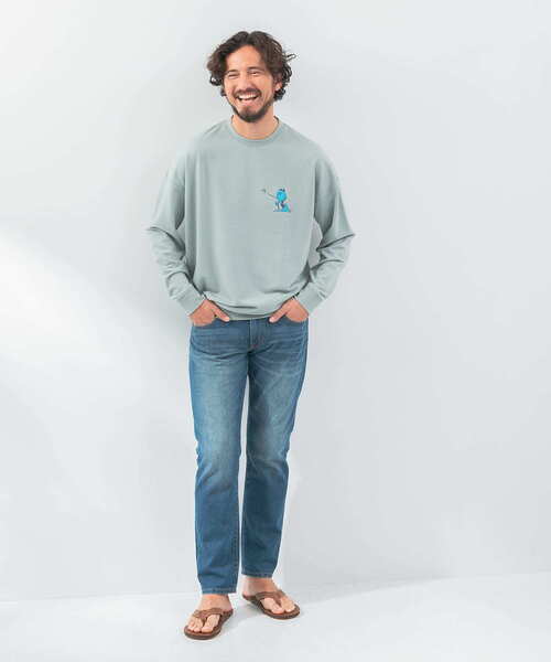 URBAN RESEARCH Sonny Label（アーバンリサーチサニーレーベル）の「OOPS×RYUAMBEコラボスウェット（スウェット・メンズ・ライトブルー/ブラック/ミント・MEDIUM/LARGE/X-LARGE）」の20枚目の写真