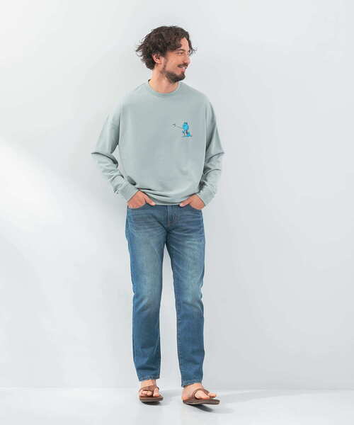 URBAN RESEARCH Sonny Label（アーバンリサーチサニーレーベル）の「OOPS×RYUAMBEコラボスウェット（スウェット・メンズ・ライトブルー/ブラック/ミント・MEDIUM/LARGE/X-LARGE）」の21枚目の写真