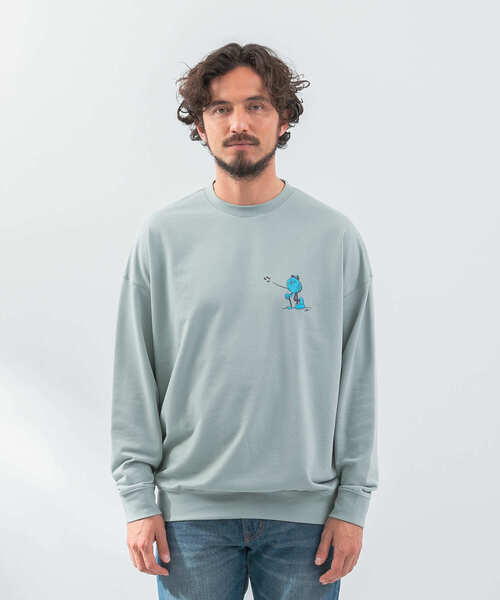 URBAN RESEARCH Sonny Label（アーバンリサーチサニーレーベル）の「OOPS×RYUAMBEコラボスウェット（スウェット・メンズ・ライトブルー/ブラック/ミント・MEDIUM/LARGE/X-LARGE）」の22枚目の写真