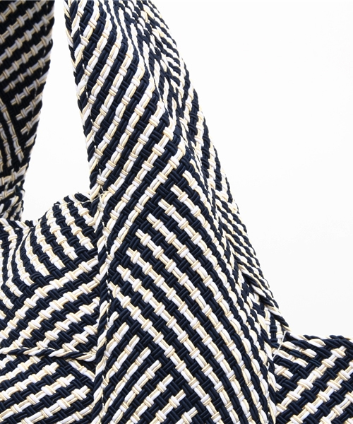 collex（コレックス）の「【5CHEERS】リバーシブルバッグ GRANDE（トートバッグ・レディース・ワインレッド/ネイビー/イエロー・FREE）」の6枚目の写真