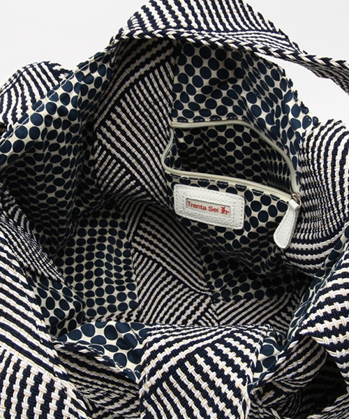 collex（コレックス）の「【5CHEERS】リバーシブルバッグ GRANDE（トートバッグ・レディース・ワインレッド/ネイビー/イエロー・FREE）」の8枚目の写真