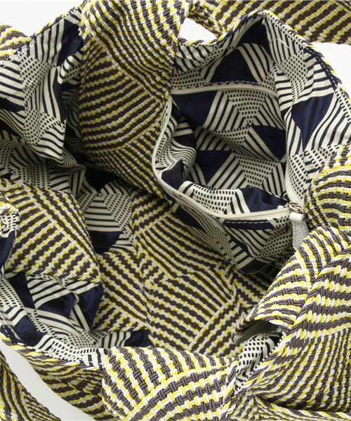 collex（コレックス）の「【5CHEERS】リバーシブルバッグ GRANDE（トートバッグ・レディース・ワインレッド/ネイビー/イエロー・FREE）」の10枚目の写真