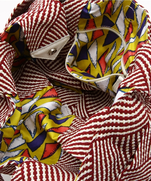 collex（コレックス）の「【5CHEERS】リバーシブルバッグ GRANDE（トートバッグ・レディース・ワインレッド/ネイビー/イエロー・FREE）」の11枚目の写真