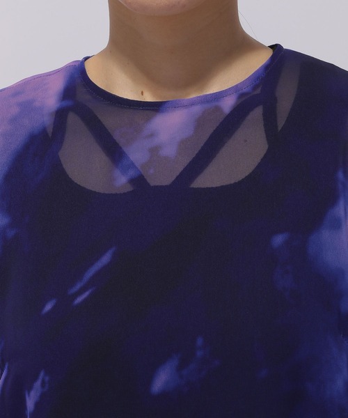 HARE（ハレ）の「シアーマーブルガラワンピース(HARE