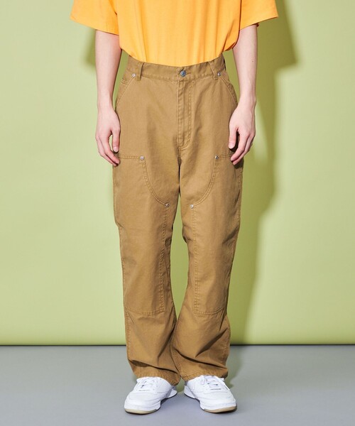UNUSED ダブルニーペインターパンツ　サイズ3 comoli kolor W33 L30 ] DAKOTA Double Knee Duck Painter Pants ダコタ