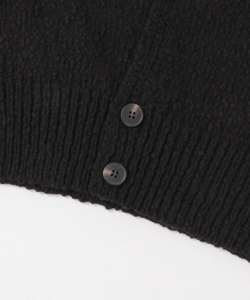 KBF（ケイビーエフ）の「ブークレニットベスト（ニット/セーター・レディース・ブラック/アイボリー/レッド・ONE）」の5枚目の写真