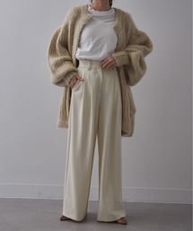 SETUP7 | 【MAISON BREEZE Amu】Two Tuck Wide Pant(スラックス)