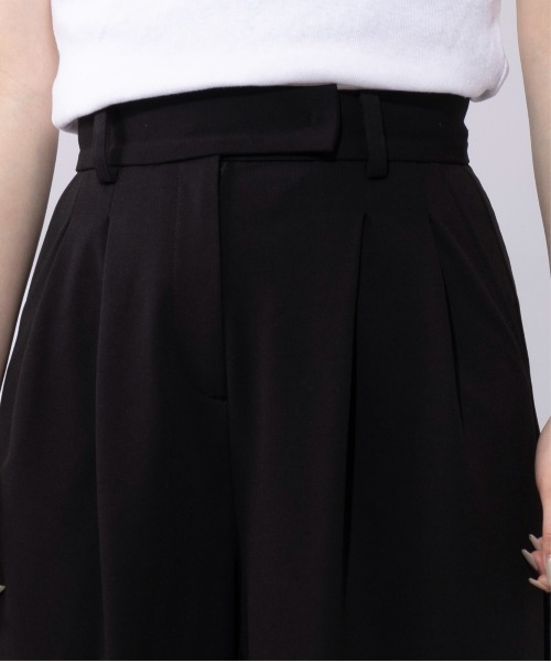 SETUP7(セットアップセブン)の「【SETUP7】Two Tuck Wide Pant ツータックワイドパンツ(スラックス・レディース・ブラウン/ブラック/オフホワイト・S/XS/M)」の14枚目の写真
