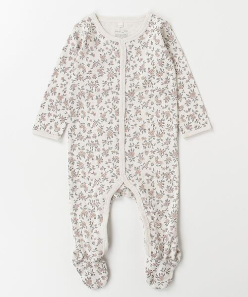 【セール】【Bs】【it】【Quincy Mae】FULL SNAP FOOTIE || MEADOW（その他ベビー用品）｜Quincy Mae（クインシーメイ）
