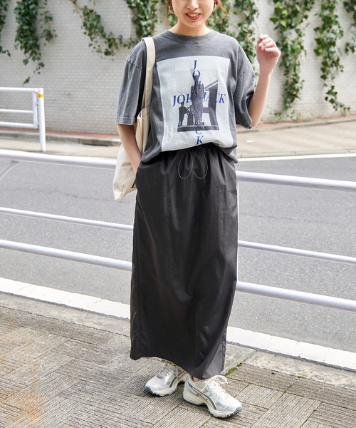 Spick & Span（スピックアンドスパン）の「ナイロンタフタイージースカート（スカート・レディース・ブラック・FREE）」の4枚目の写真