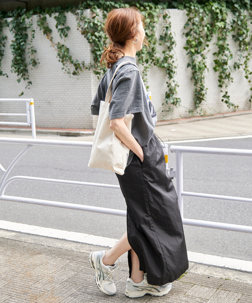 Spick & Span（スピックアンドスパン）の「ナイロンタフタイージースカート（スカート・レディース・ブラック・FREE）」の5枚目の写真