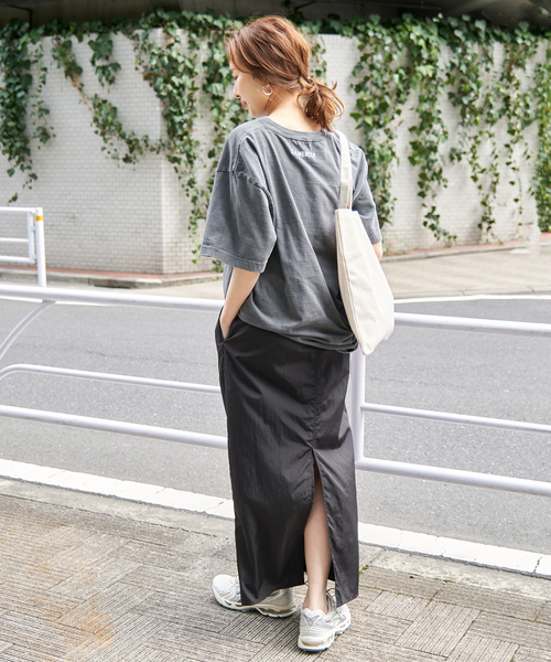 Spick & Span（スピックアンドスパン）の「ナイロンタフタイージースカート（スカート・レディース・ブラック・FREE）」の6枚目の写真