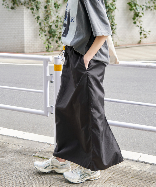 Spick & Span（スピックアンドスパン）の「ナイロンタフタイージースカート（スカート・レディース・ブラック・FREE）」の14枚目の写真